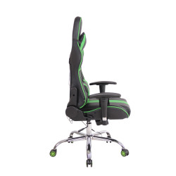 Silla Gamer Masajeante Limit XM Negro/verde