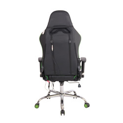 Silla Gamer Masajeante Limit XM Negro/verde