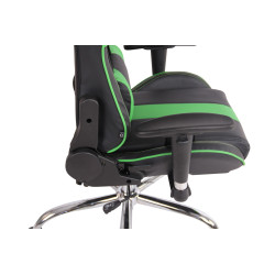 Silla Gamer Masajeante Limit XM Negro/verde