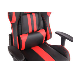 Silla Gamer Masajeante Limit XM Negro/rojo