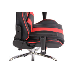 Silla Gamer Masajeante Limit XM Negro/rojo