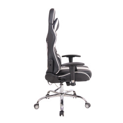 Silla Gamer Masajeante Limit XM Negro/blanco