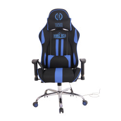 Silla Gamer Función Masaje Limit XM en Tela Negro/azul