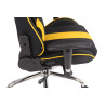 Silla Gamer Función Masaje Limit XM en Tela Negro/amarillo