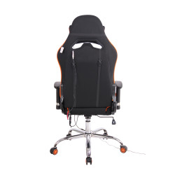 Silla Gamer Función Masaje Limit XM en Tela Negro/naranja