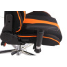 Silla Gamer Función Masaje Limit XM en Tela Negro/naranja