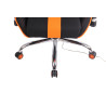 Silla Gamer Función Masaje Limit XM en Tela Negro/naranja