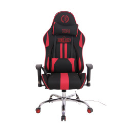 Silla Gamer Función Masaje Limit XM en Tela Negro/rojo