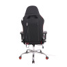 Silla Gamer Función Masaje Limit XM en Tela Negro/rojo