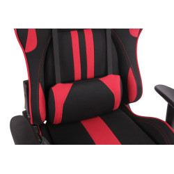 Silla Gamer Función Masaje Limit XM en Tela Negro/rojo