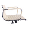 Silla De Oficina Batley Crema,Simil cuero