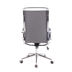 Silla De Oficina Batley Gris,Simil cuero