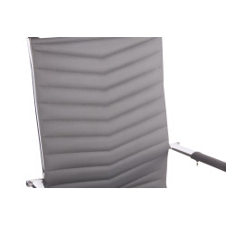 Silla De Oficina Batley Gris,Simil cuero