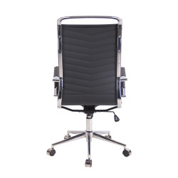 Silla De Oficina Batley Negro,Simil cuero