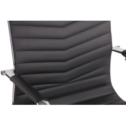 Silla De Oficina Batley Negro,Simil cuero