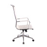 Silla De Oficina Batley Blanco,Simil cuero