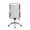 Silla De Oficina Batley Blanco,Simil cuero