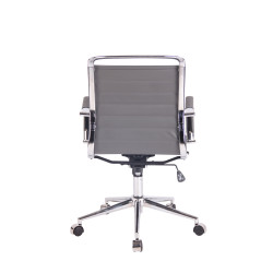 Silla De Oficina Barton Gris,Simil cuero