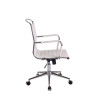 Silla De Oficina Barton Blanco,Simil cuero