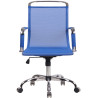 Silla De Oficina Barnet Mesh En Microfibra Azul