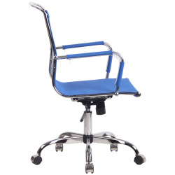 Silla De Oficina Barnet Mesh En Microfibra Azul