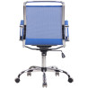 Silla De Oficina Barnet Mesh En Microfibra Azul