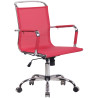 Silla De Oficina Barnet Mesh En Microfibra Rojo