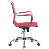 Silla De Oficina Barnet Mesh En Microfibra Rojo