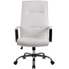 Silla De Oficina Portland Blanco,Simil cuero