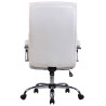 Silla De Oficina Bradford Blanco,Simil cuero