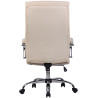 Silla De Oficina Bradford Crema,Simil cuero