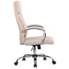 Silla De Oficina Bradford Crema,Tela