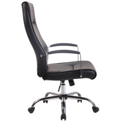 Silla De Oficina Portland Negro,Simil cuero