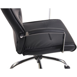 Silla De Oficina Portland Negro,Simil cuero