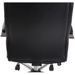 Silla De Oficina Portland Negro,Simil cuero