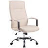 Silla De Oficina Portland Crema,Tela