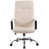 Silla De Oficina Portland Crema,Tela