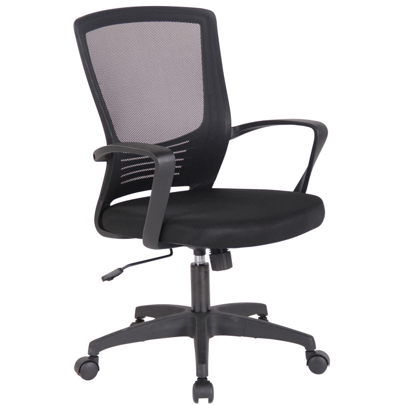 Silla De Oficina Kampen En Microfibra Negro/negro