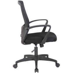 Silla De Oficina Kampen En Microfibra Negro/negro