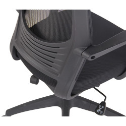 Silla De Oficina Kampen En Microfibra Negro/negro