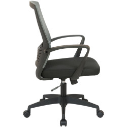 Silla De Oficina Kampen En Microfibra Negro/gris