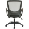 Silla De Oficina Kampen En Microfibra Negro/gris