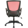 Silla De Oficina Kampen En Microfibra Negro/rojo