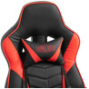 Silla Gaming Tilos En Simil Cuero Negro/rojo