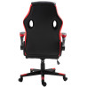 Silla Gamer Omis En Simil Cuero Negro/rojo