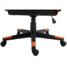 Silla Gamer Omis En Simil Cuero Negro/naranja