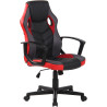 Silla de oficina Glendale Negro/rojo