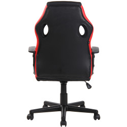 Silla de oficina Glendale Negro/rojo