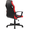 Silla de oficina Glendale Negro/rojo