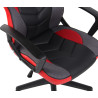 Silla de oficina Glendale Negro/rojo